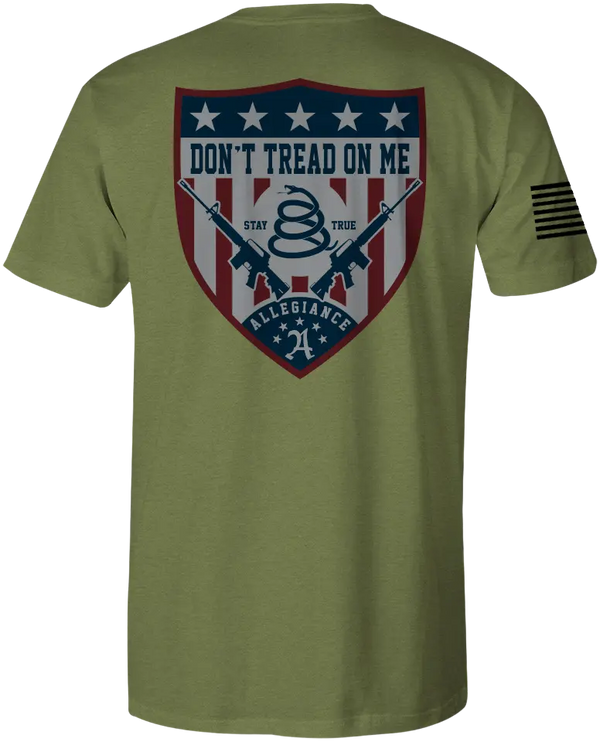 Don't Tread Shield Premium Tee - Allegiance Clothing