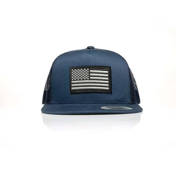 USA Black Flag Patch Trucker - Allegiance Clothing