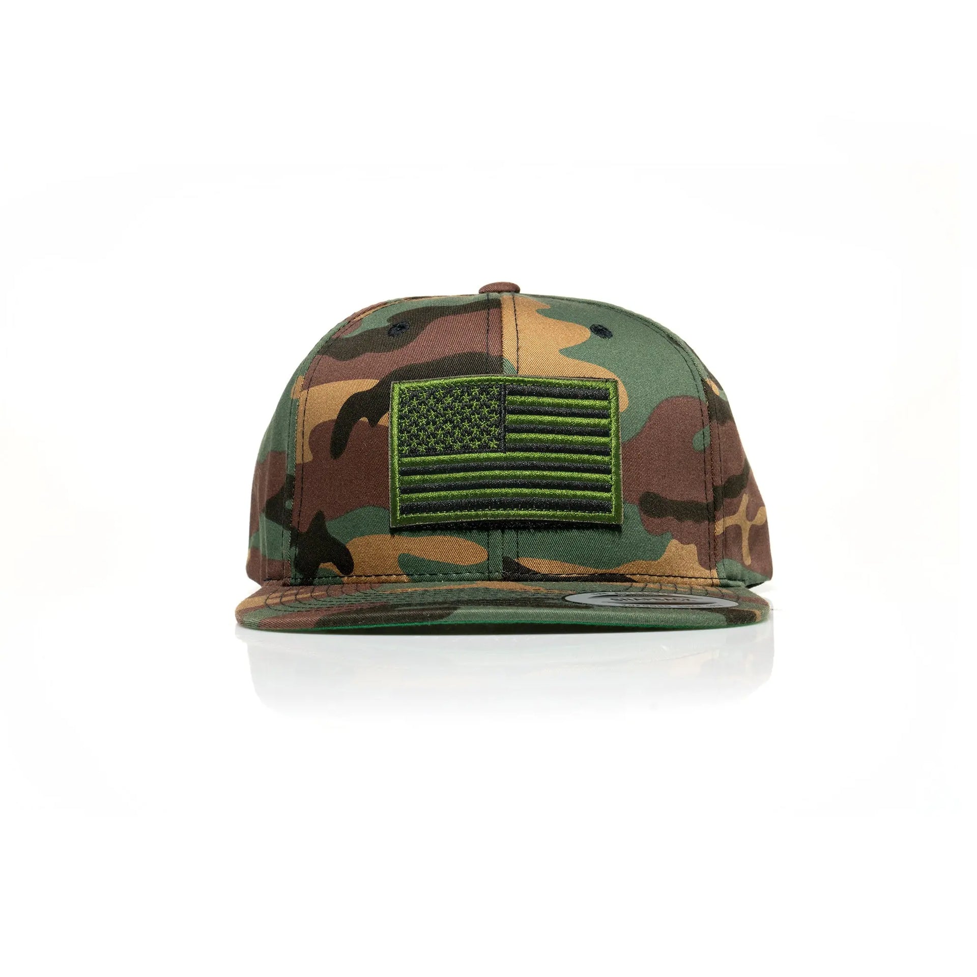 USA Green Flag Patch Snapback - Allegiance Clothing