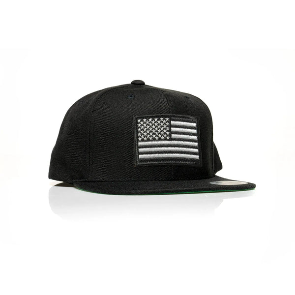 USA Black Flag Patch Snapback - Allegiance Clothing