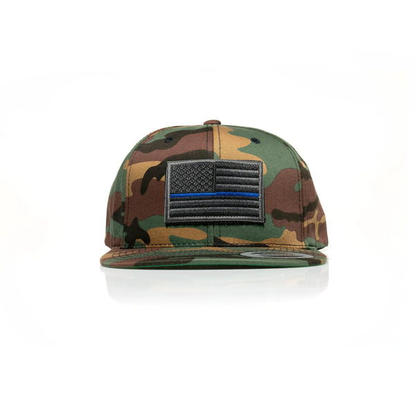 Thin Blue Line Patch Snapback - Allegiance Clothing