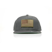 USA Tan Flag Patch Snapback - Allegiance Clothing