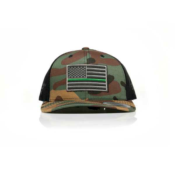 Thin Green Line Patch Trucker - Allegiance Clothing