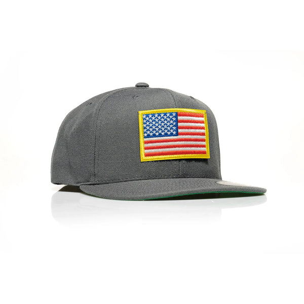 USA Flag Patch Snapback - Allegiance Clothing