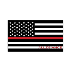 Red Line Sticker ALLEGIANCE CLOTHING